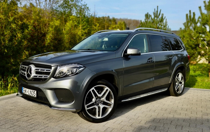 Mercedes-Benz GLS cena 213000 przebieg: 147000, rok produkcji 2017 z Wieluń małe 529